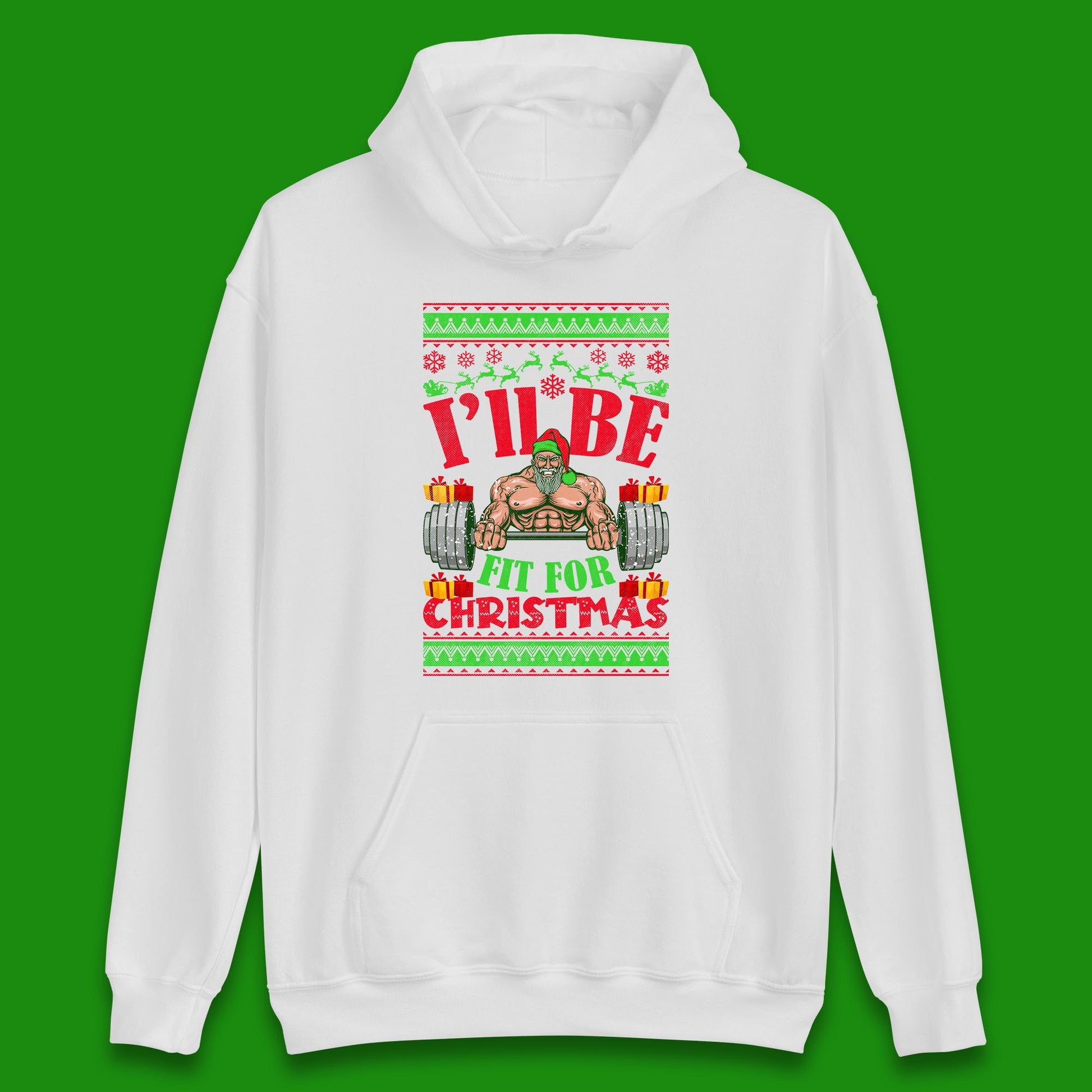 christmas gym hoodie
