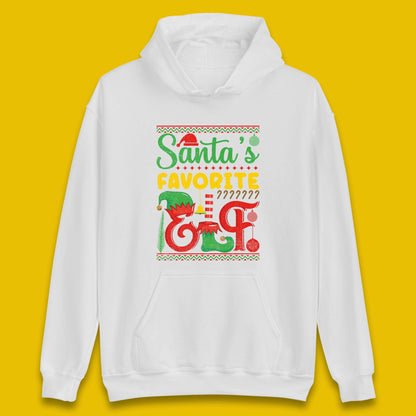 christmas santas favorite elf costume hoodie