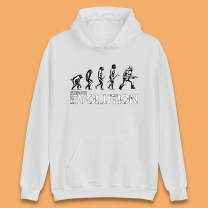 Fireman Evolution Funny Fire Brigade Service Firefighter Unisex Hoodie