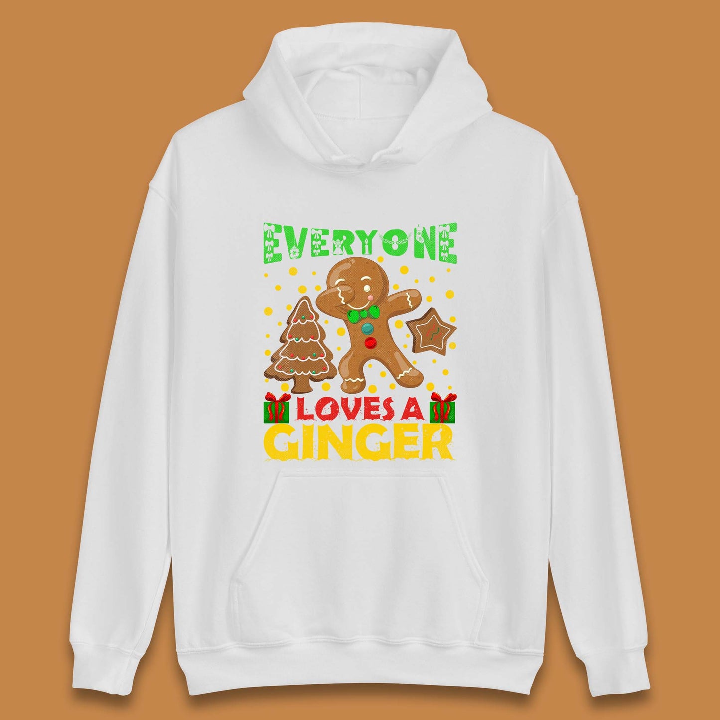 Dabbing Gingerbread Christmas Unisex Hoodie