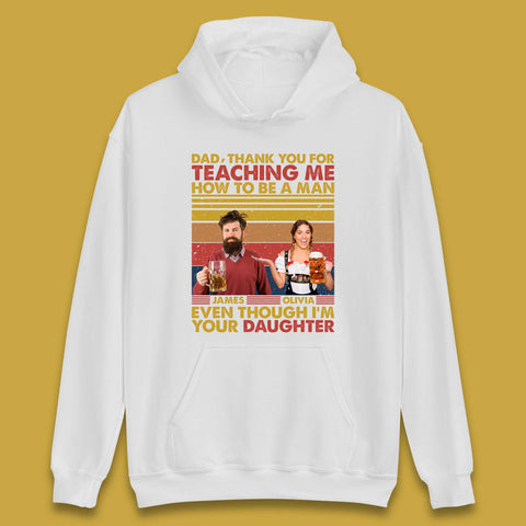Personalised Thank You For Teaching Me Unisex Hoodie