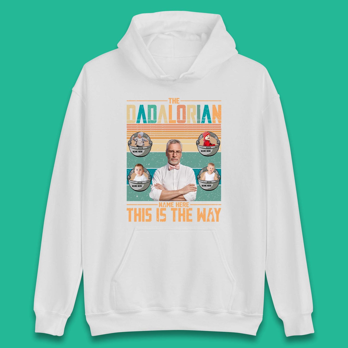 Personalised The Dadalorian Unisex Hoodie