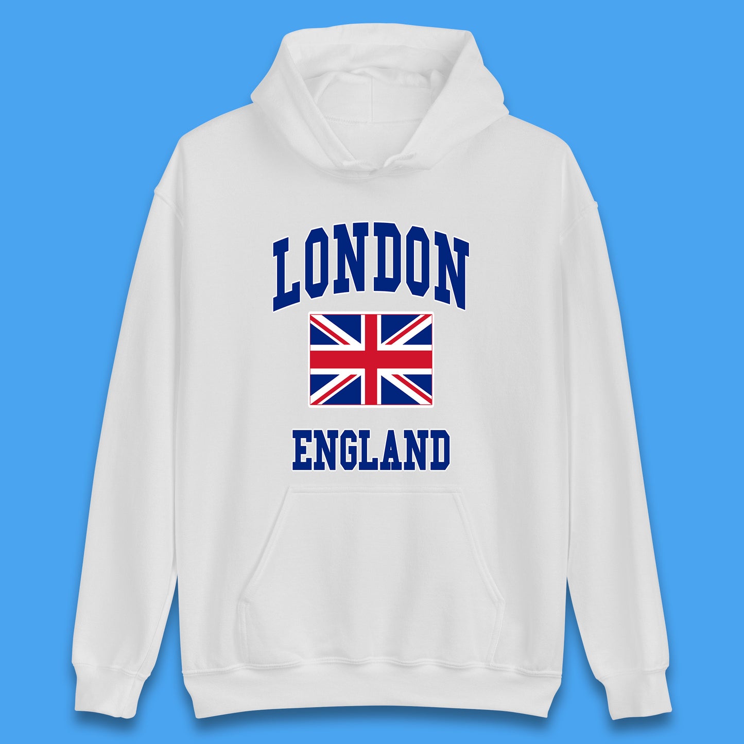 London England Flag Great Britain United Kingdom Uk Union Jack Souvenir British Flag Unisex Hoodie