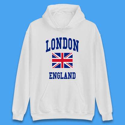 London England Flag Great Britain United Kingdom Uk Union Jack Souvenir British Flag Unisex Hoodie
