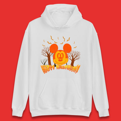 Happy Halloween Mickey Mouse Horror Scary Spooky Jack Face Halloween Disney Trip Unisex Hoodie