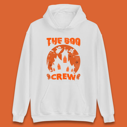 The Boo Crew Halloween Boo Squad Matching Costume Haunted House Horror Boo Ghost Unisex Hoodie