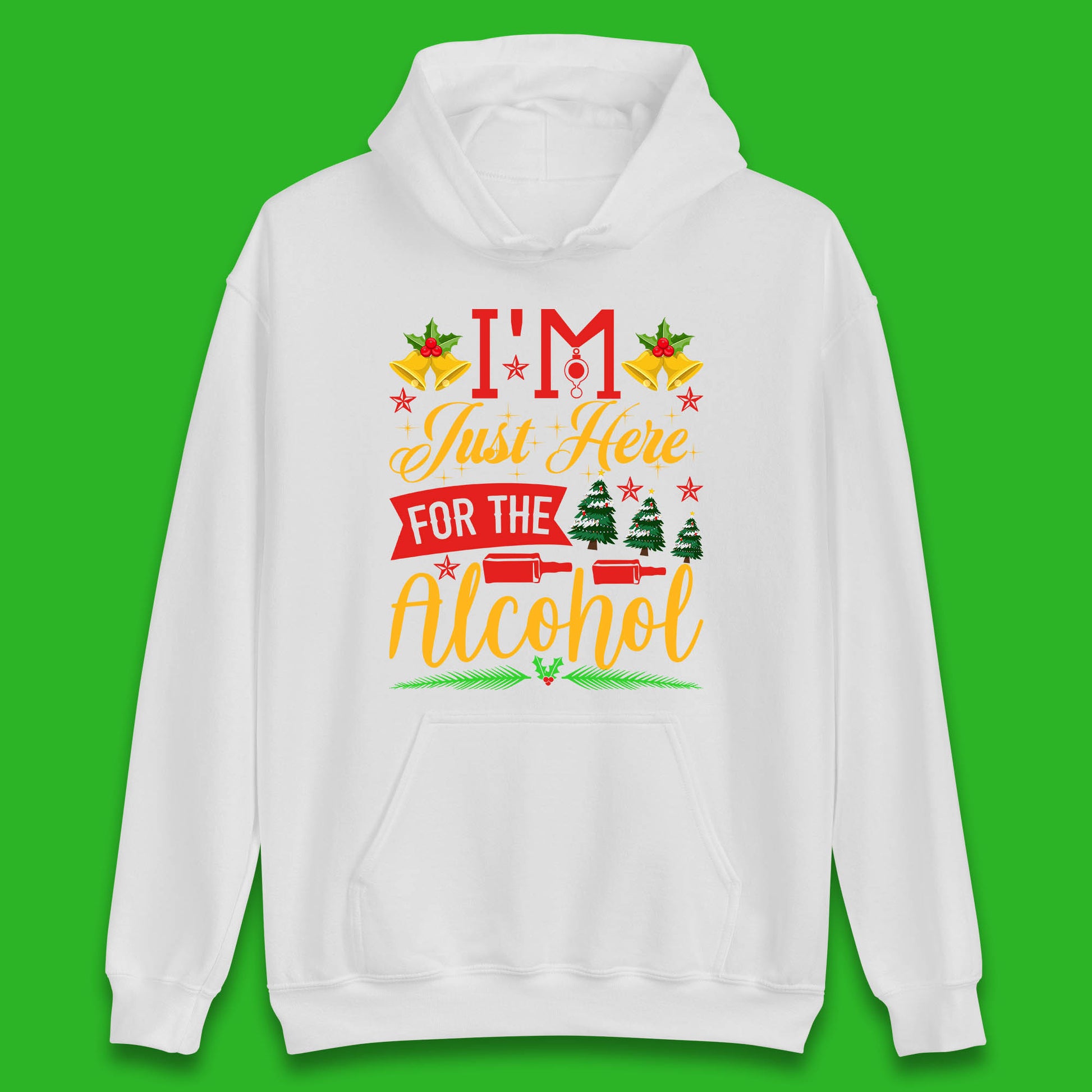 christmas drinking party hoodie