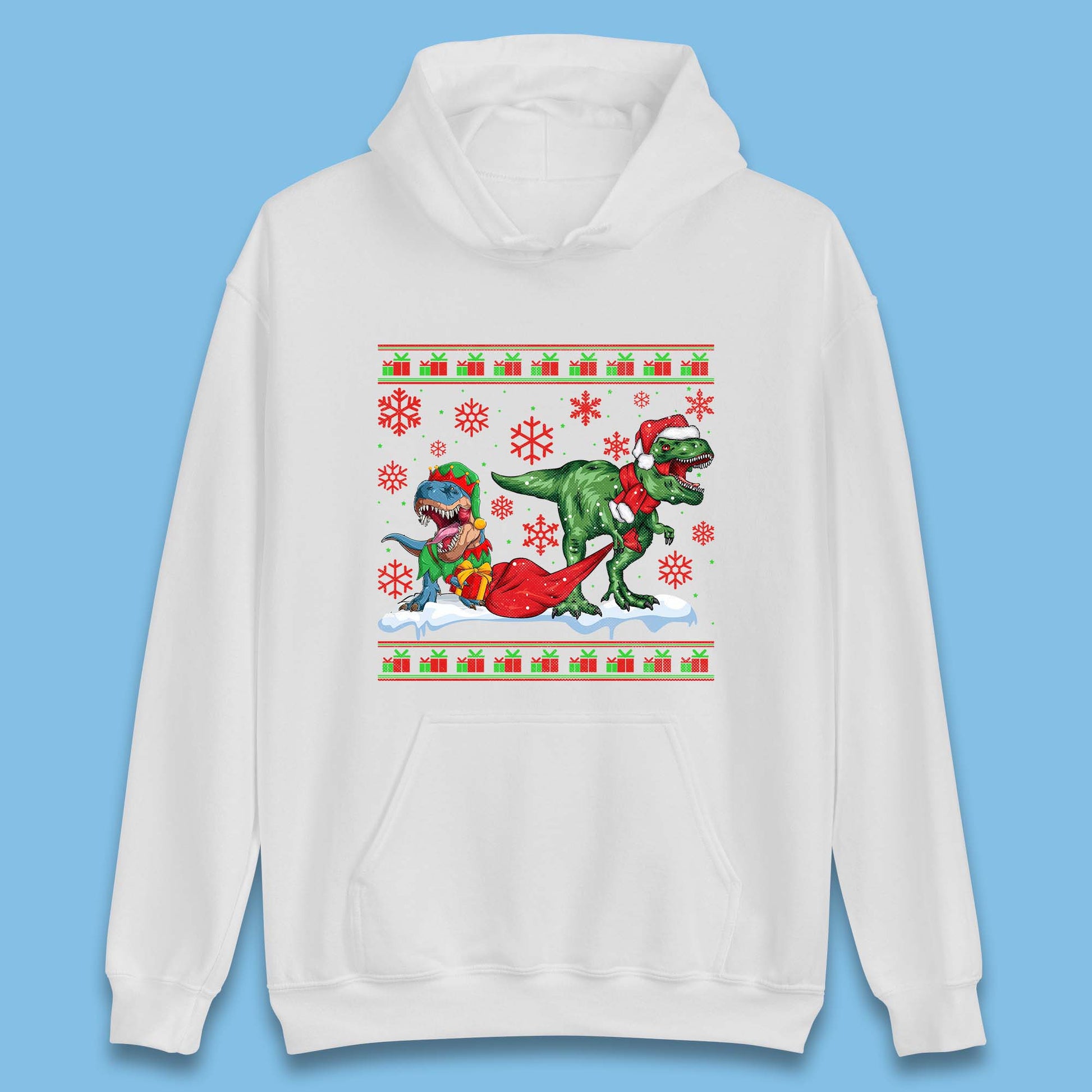 santa & elf costume hoodie