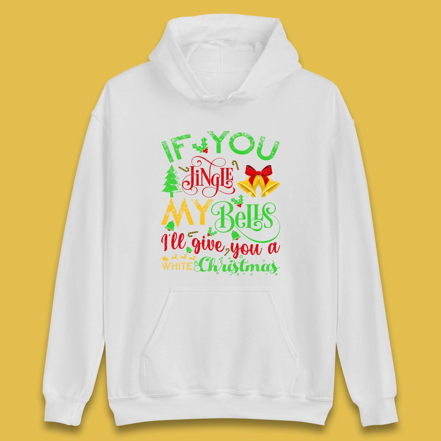 jingle bells funny hoodie