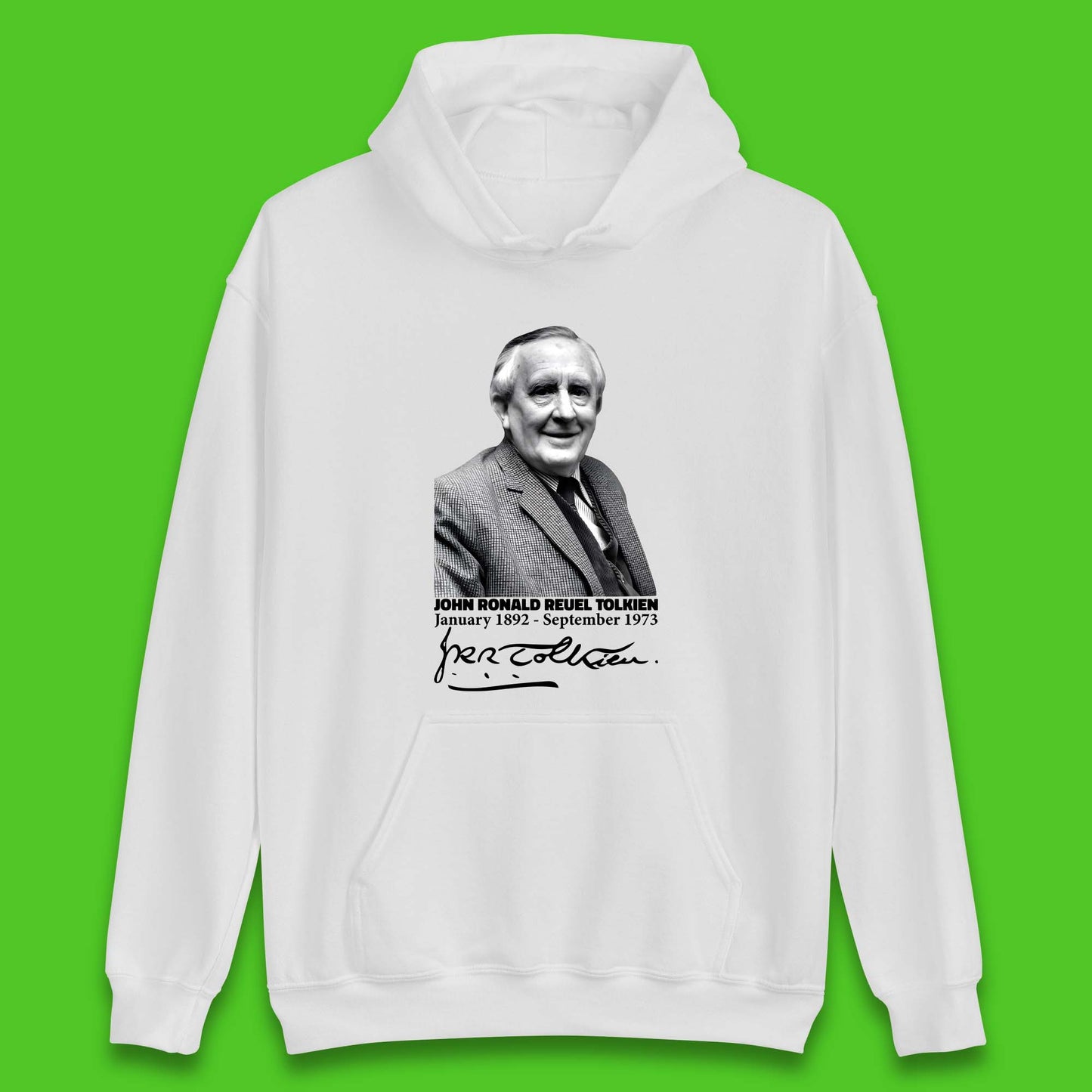John Ronald Reuel Tolkien Signature Unisex Hoodie