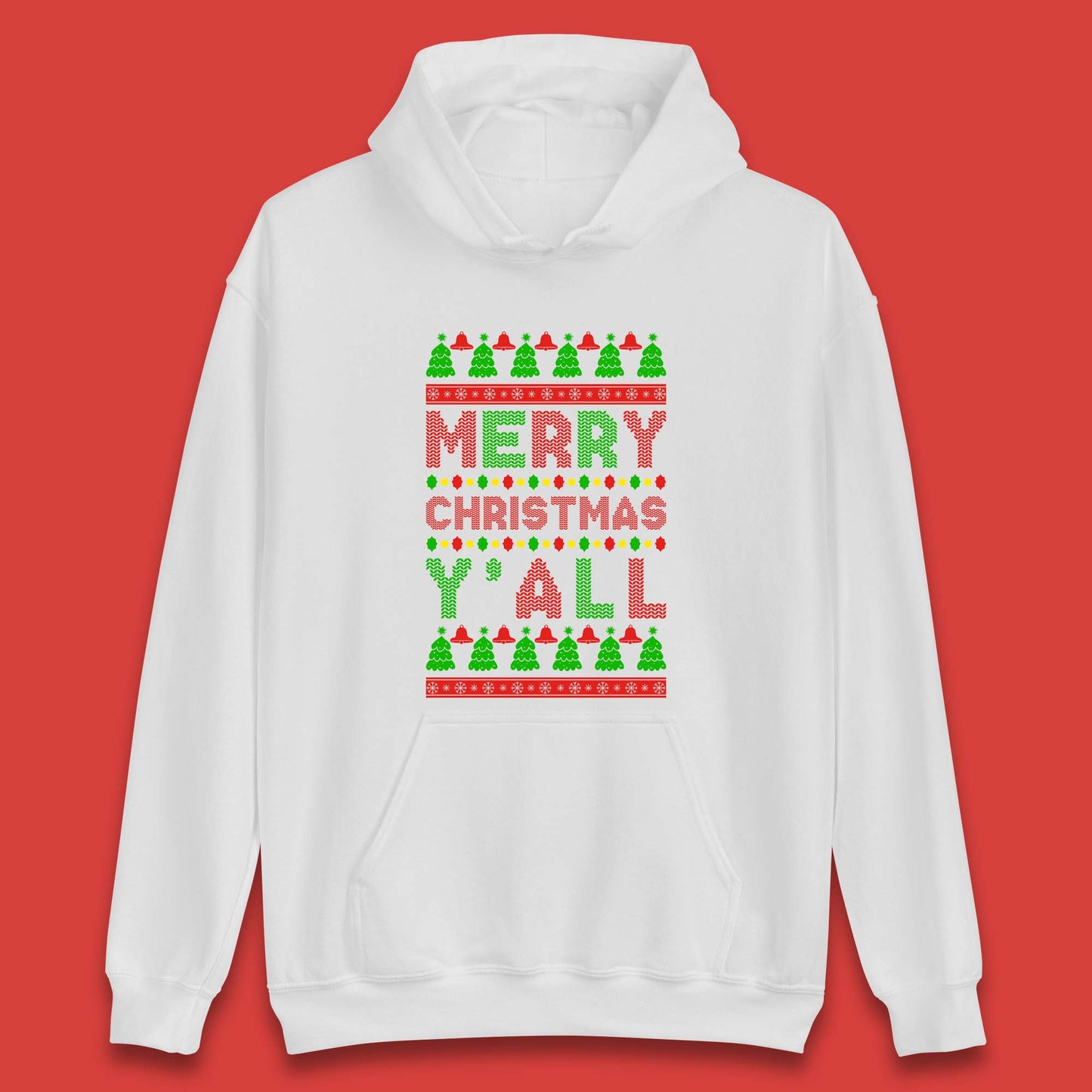 Merry Christmas Y'All Unisex Hoodie