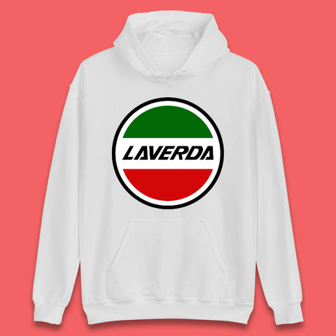 Laverda Motorcycle Vintage Logo Italian Motorcycle A Passion For Excellence Unisex Hoodie