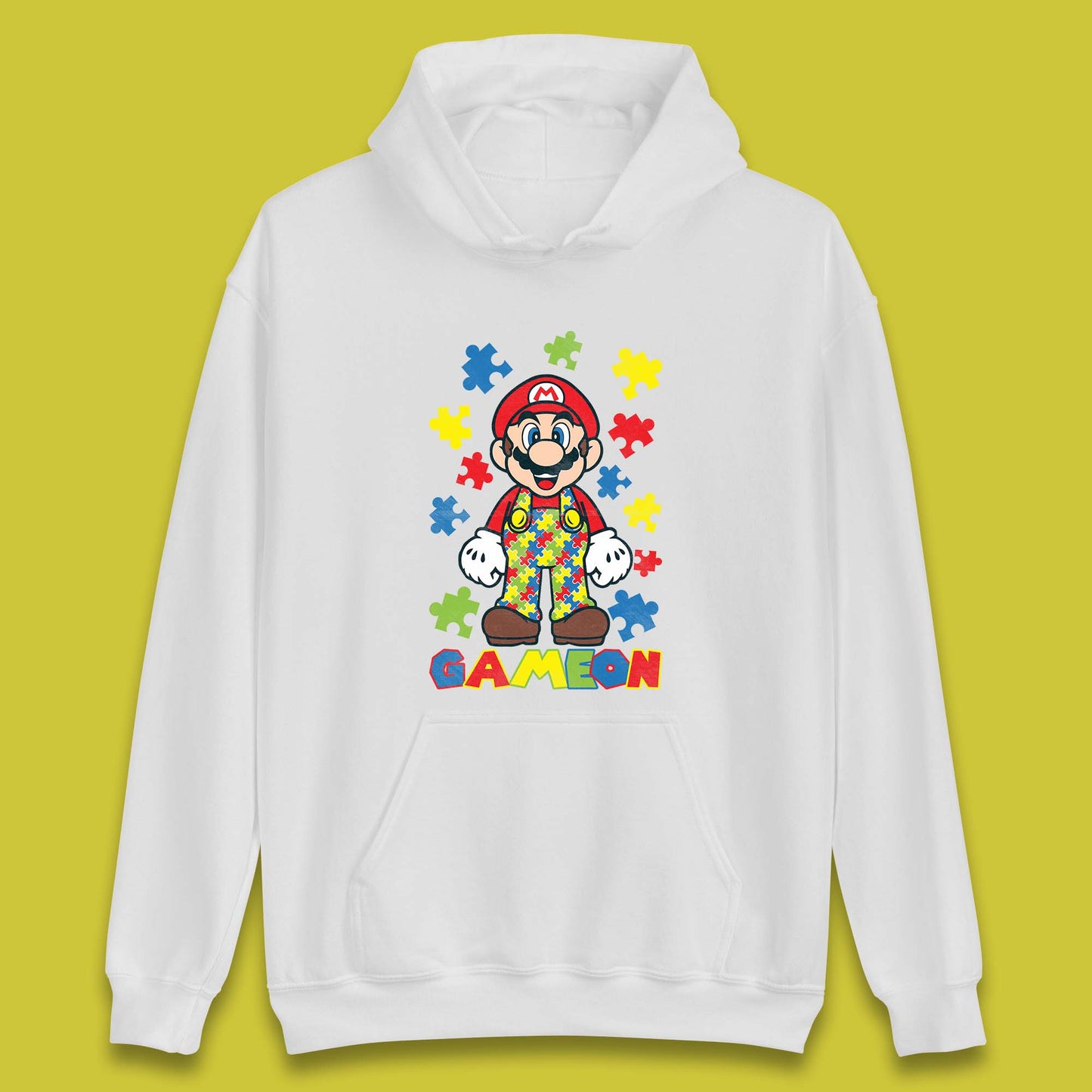 Autism Super Mario Unisex Hoodie