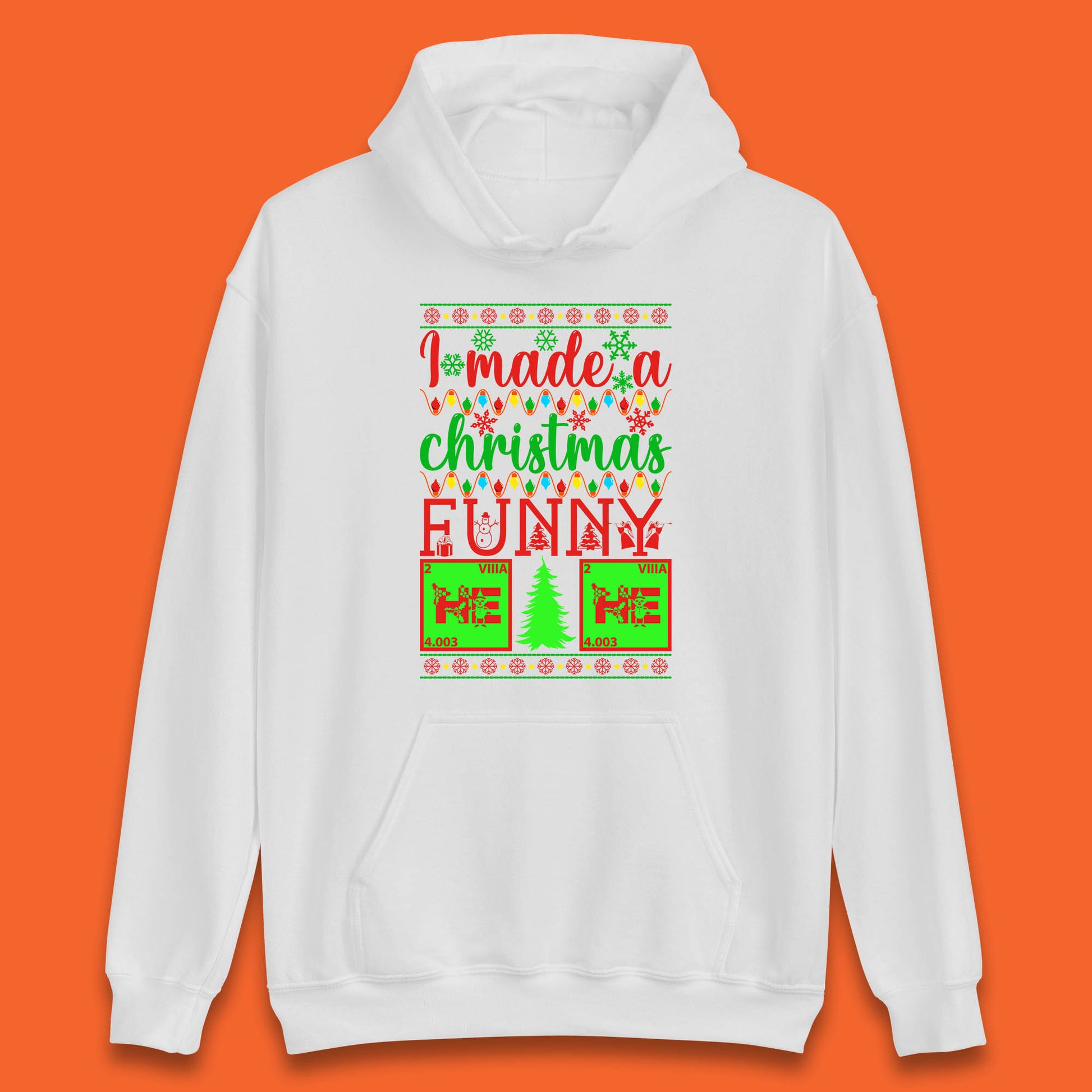 periodic table hoodie