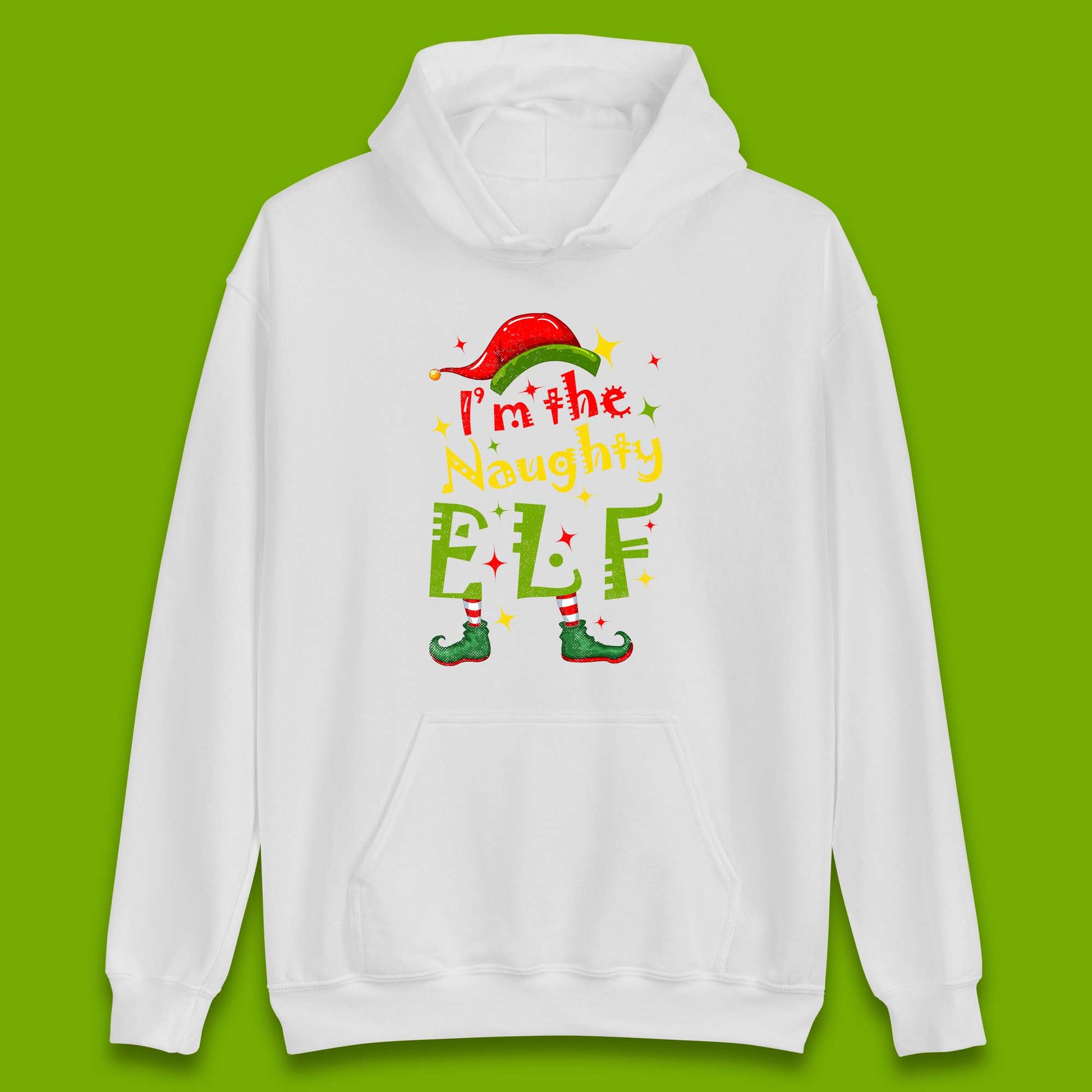 naughty elf hoodie