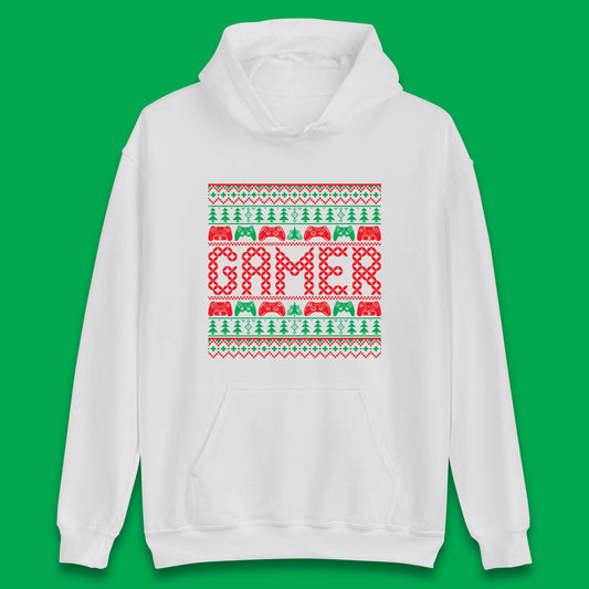 christmas gamer controller hoodie