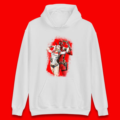 Hot DC Anime Suicide Squad Harley Quinn Deadpool Fanfiction Poster Funny Superheroes DC Comics Deadpool E Quinn Unisex Hoodie
