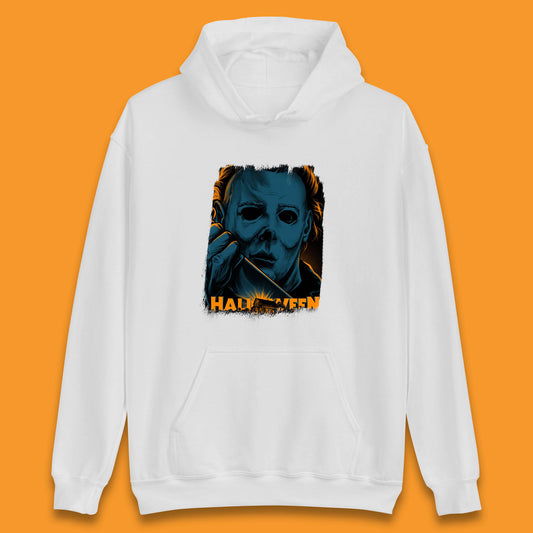 Halloween (1978) Poster Slasher Film Michael Myers Halloween Horror Thriller Movie Character Unisex Hoodies