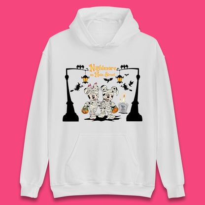 Nightmare On Main Street Disney Halloween Mickey Minnie Mouse Mummy Disneyland Trip Unisex Hoodie