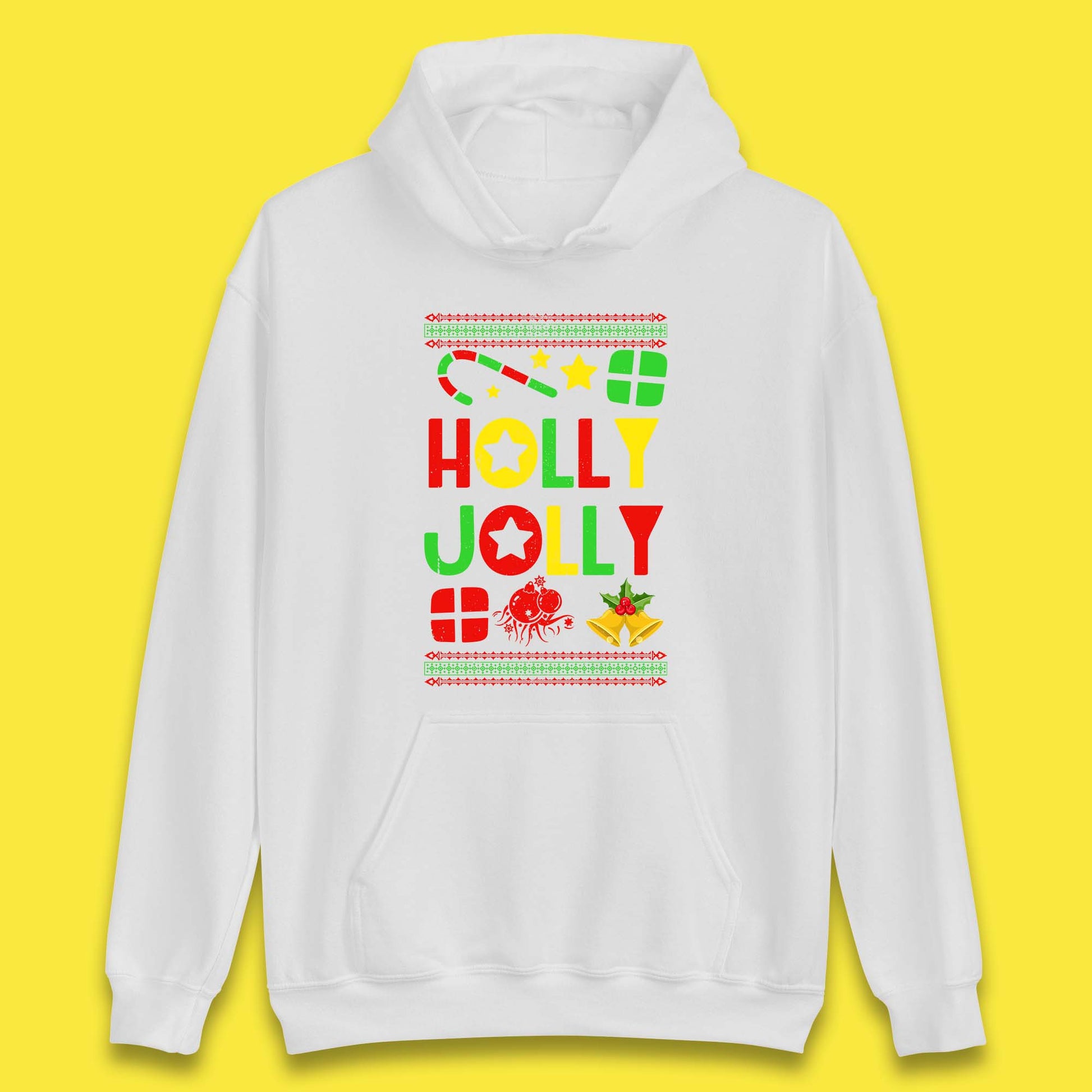 holly jolly christmas hoodie