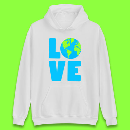 Love Earth Day Environmental Climate Change Save The Planet Unisex Hoodie