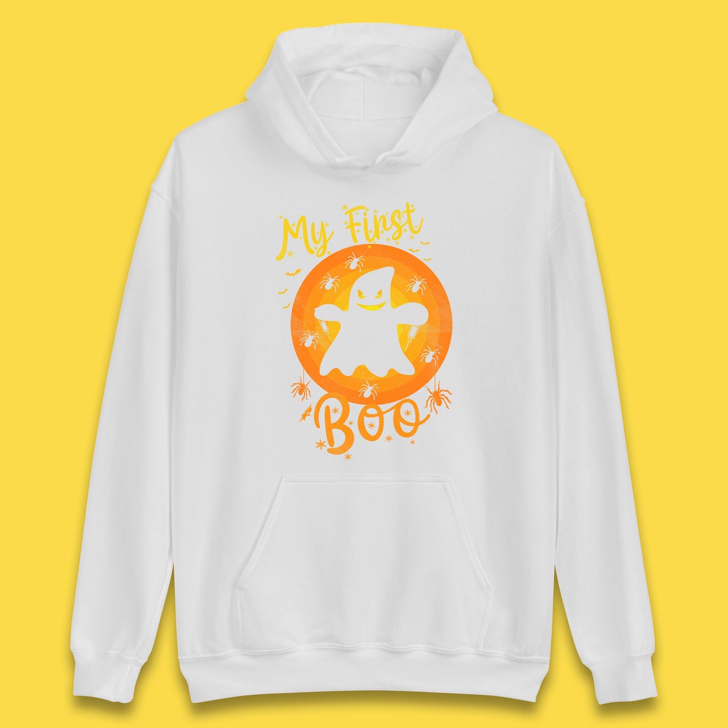 My First Boo Halloween Funny Boo Ghost Horror Scary Creepy Season Unisex Hoodie