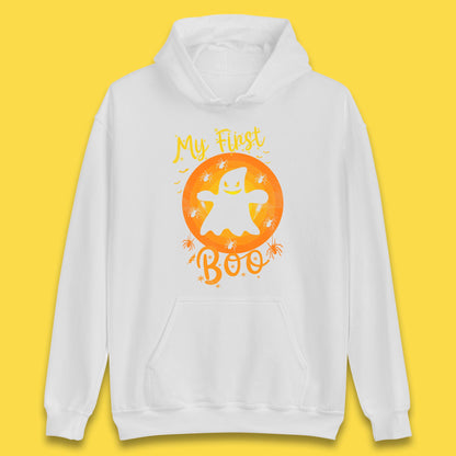 My First Boo Halloween Funny Boo Ghost Horror Scary Creepy Season Unisex Hoodie