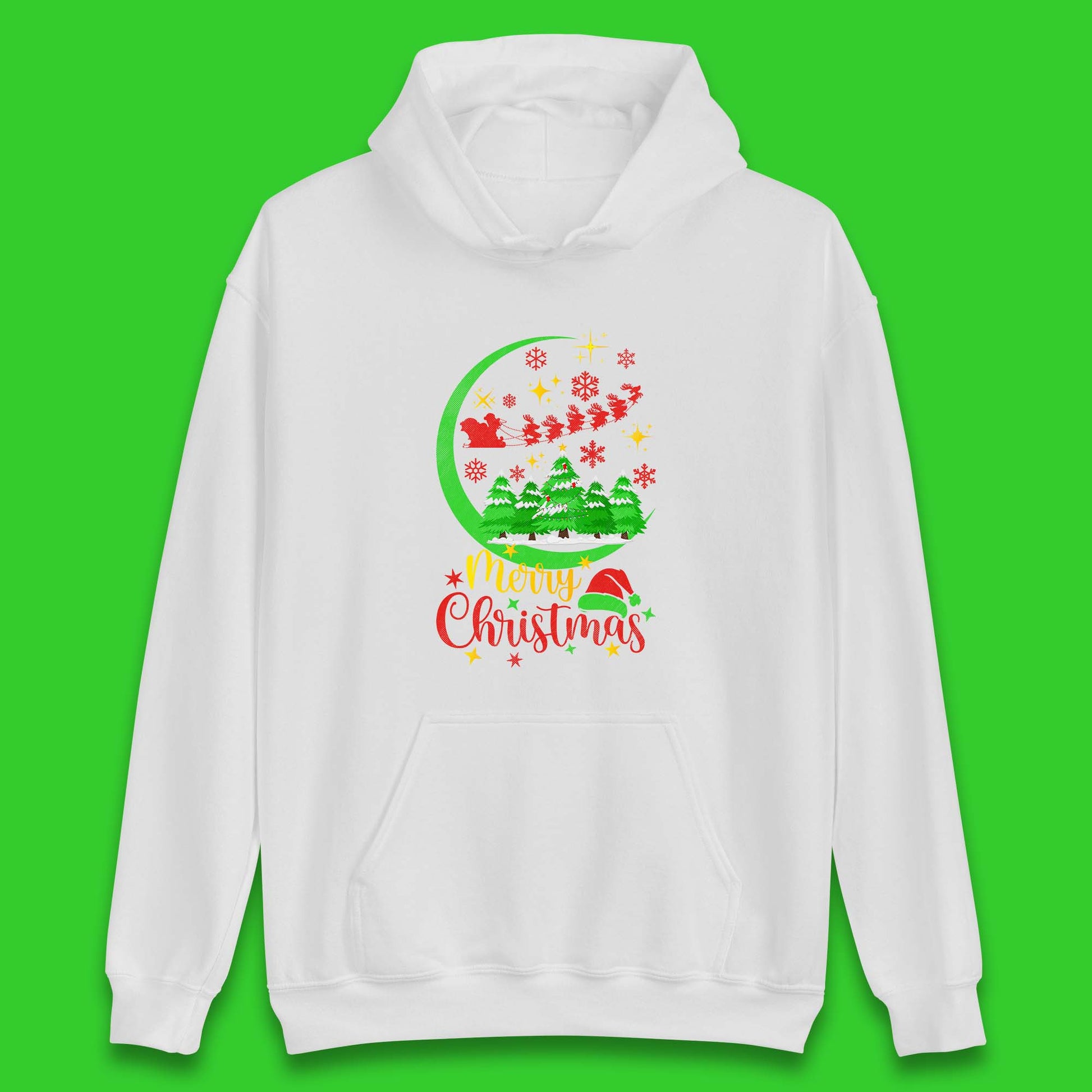 merry christmas trees hoodie