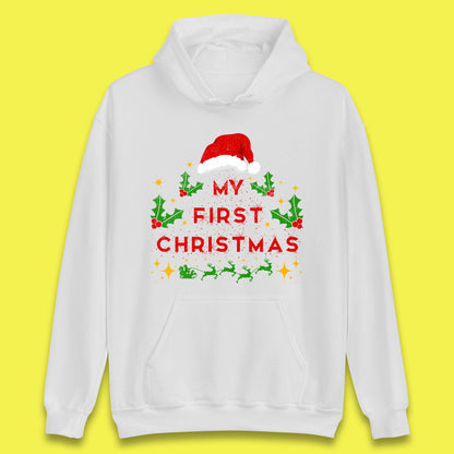 my first christmas winter hoodie