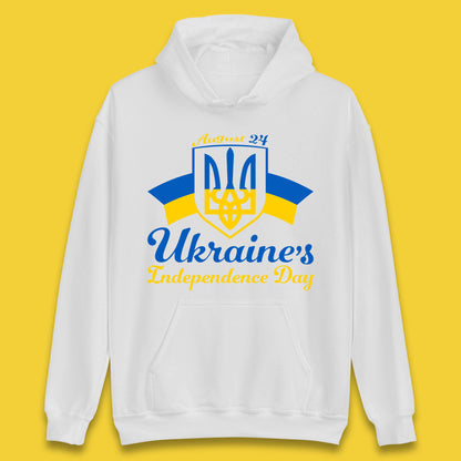 Ukraine's 24 August Ukraine Independence Day Proud Ukrainian Unisex Hoodie