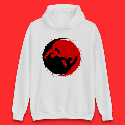 Dc Comics American Superheros Superman And Batman Fictional Movie Character Anime Yin Yang Spoof Unisex Hoodie