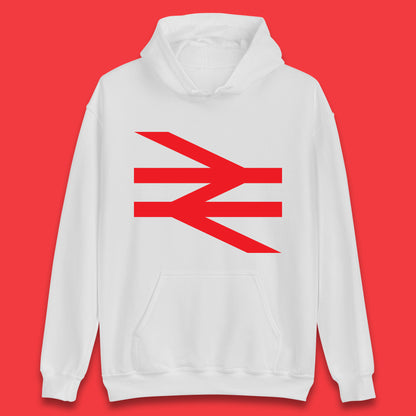British Rail Union Jack Logo Trains Trainspotter Train Nationalisation Britain Uk Labour Politics Unisex Hoodie
