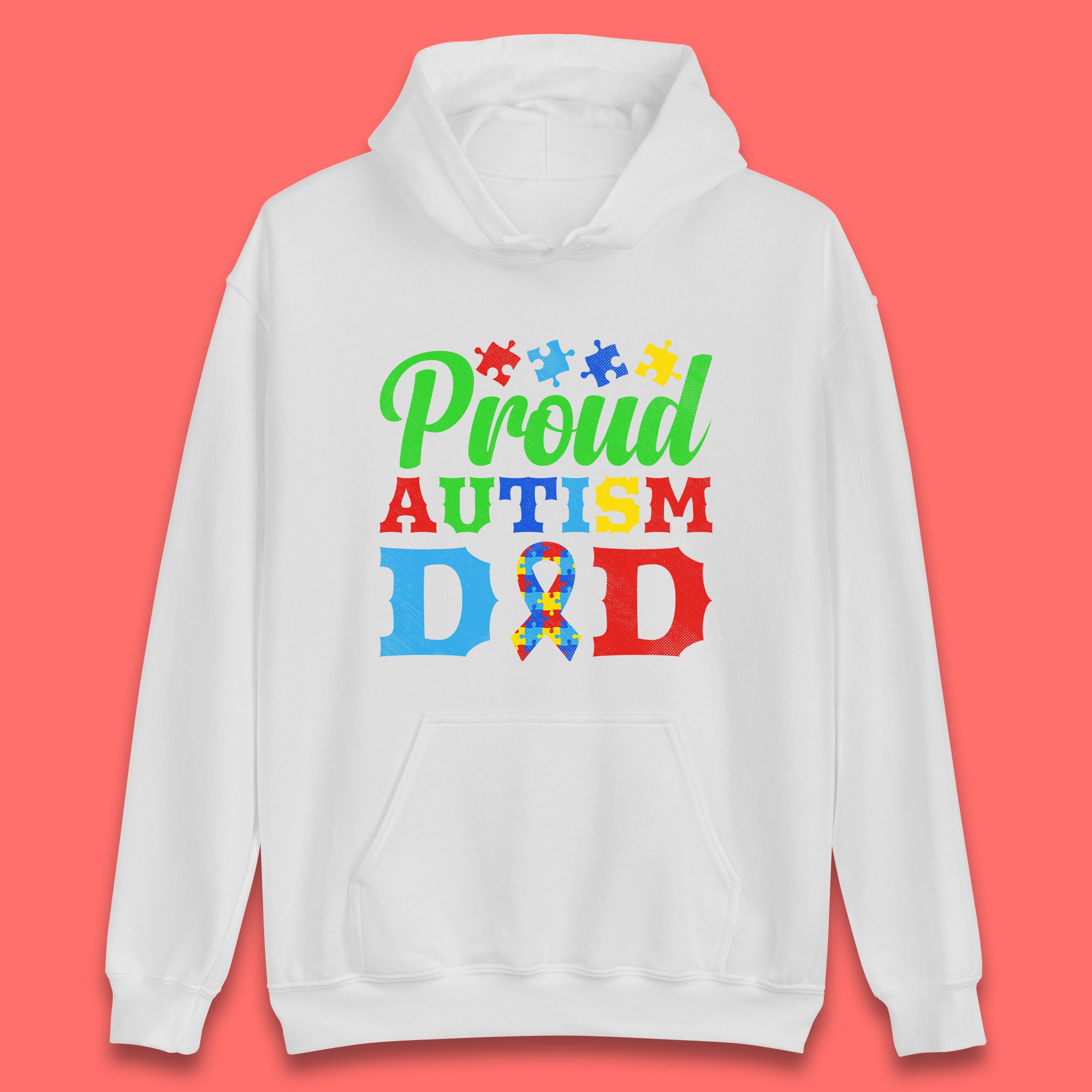 Proud Autism Dad Unisex Hoodie