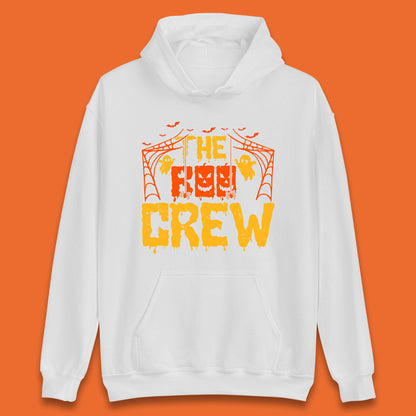 The Boo Crew Halloween Horror Spooky Boo Squad Matching Halloween Costume Unisex Hoodie