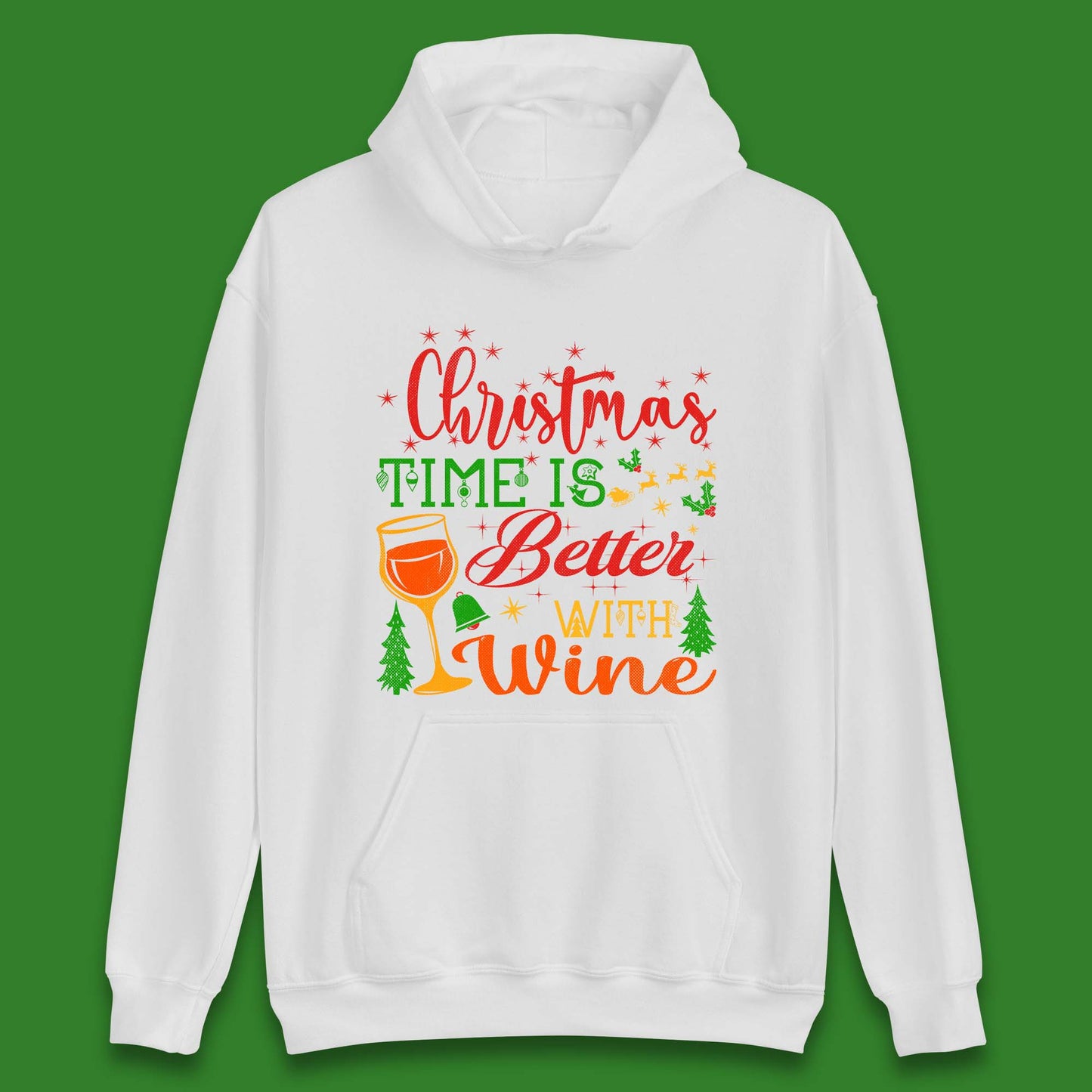 Christmas Wine Unisex Hoodie