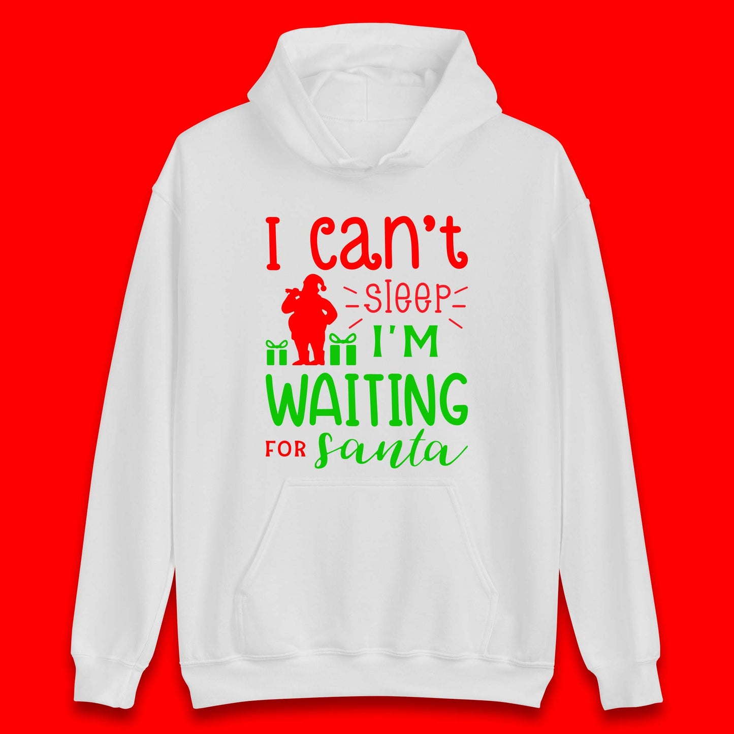 Christmas Waiting For Santa Unisex Hoodie