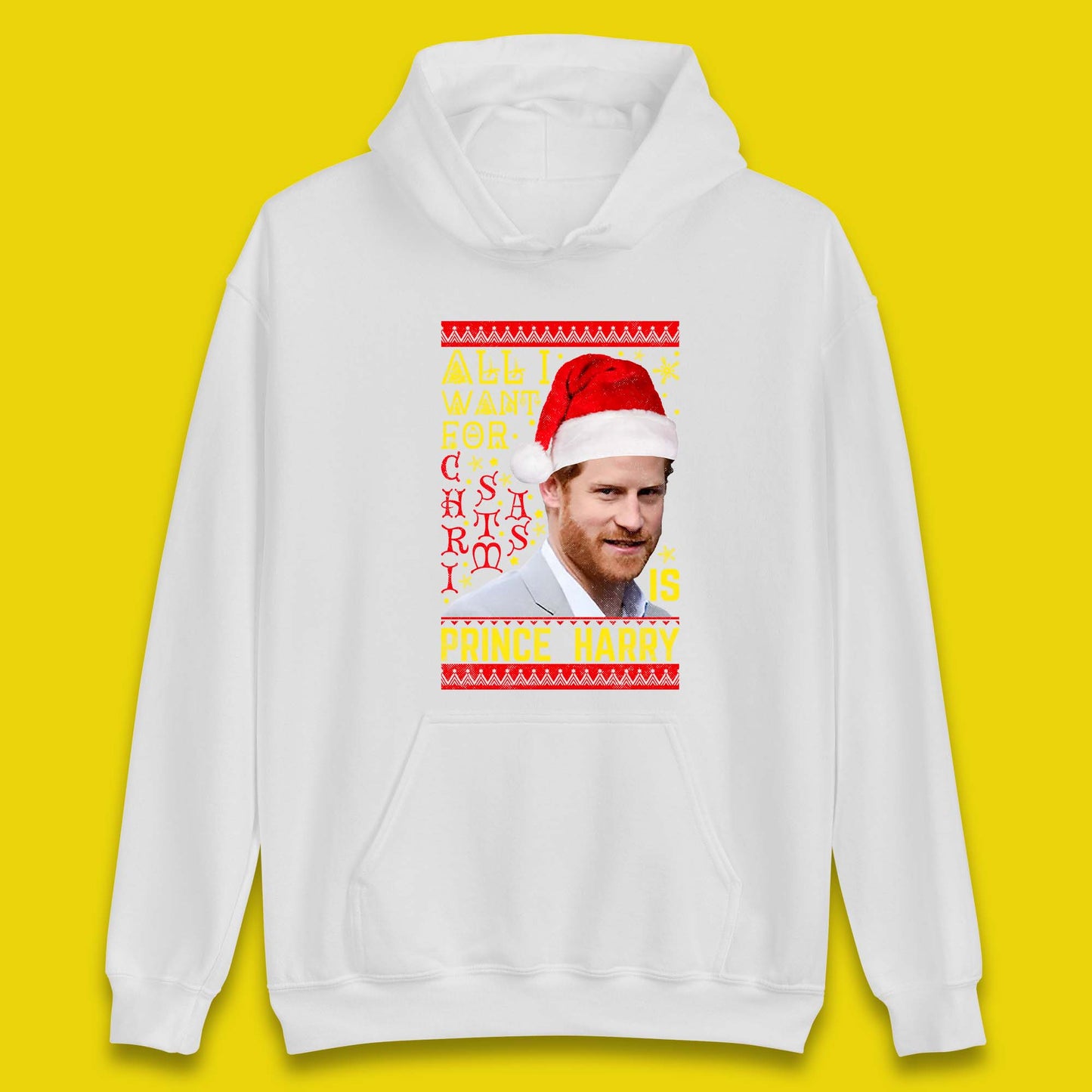 Prince Harry Christmas Unisex Hoodie