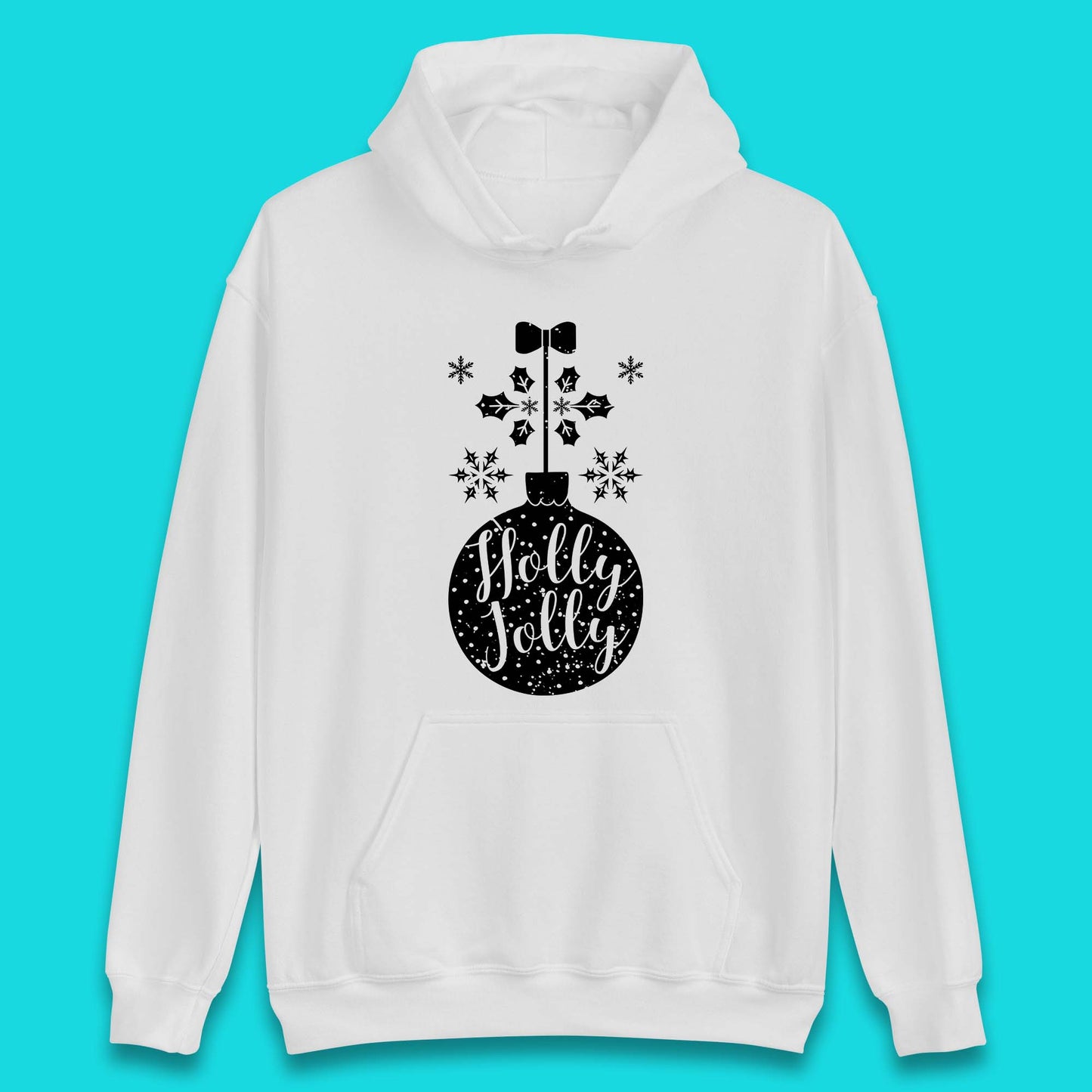 holly jolly christmas hoodie
