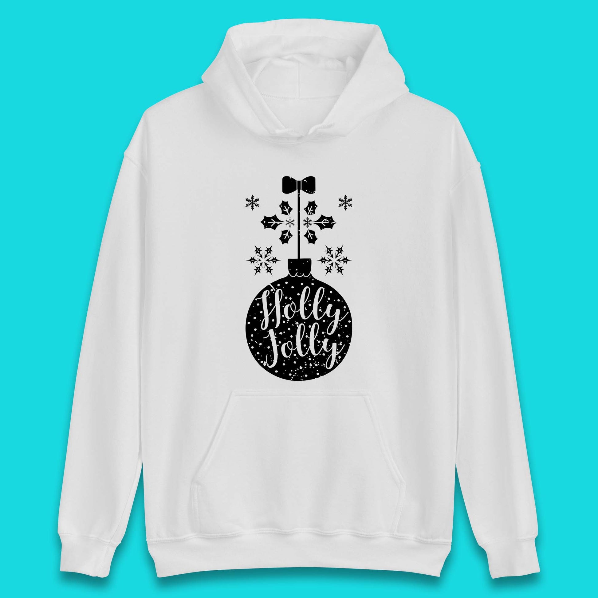 holly jolly christmas hoodie