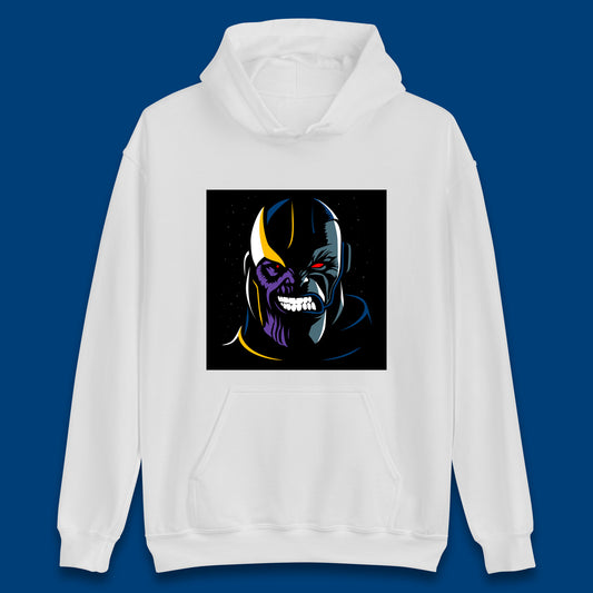 Thanos Comic Book Supervillain Fictional Characters Avengers Endgame Marvel Villian Unisex Hoodie