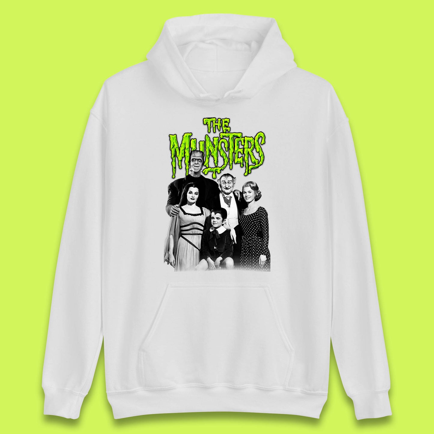 Vintage The Munsters Family TV Series Halloween Frankenstein Horror Scary Unisex Hoodie