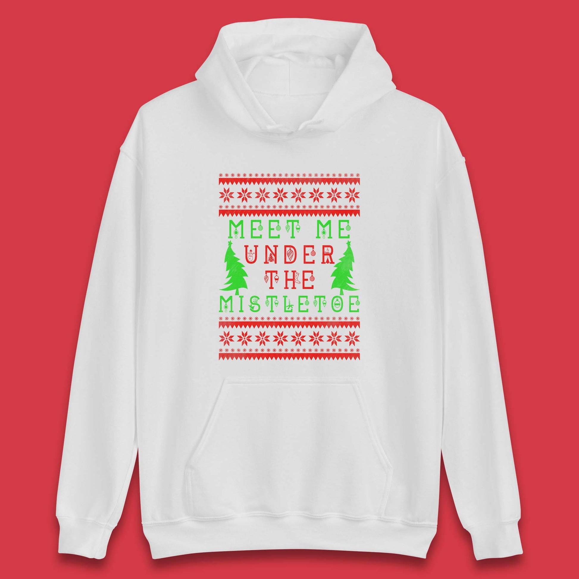 mistletoe christmas hoodie