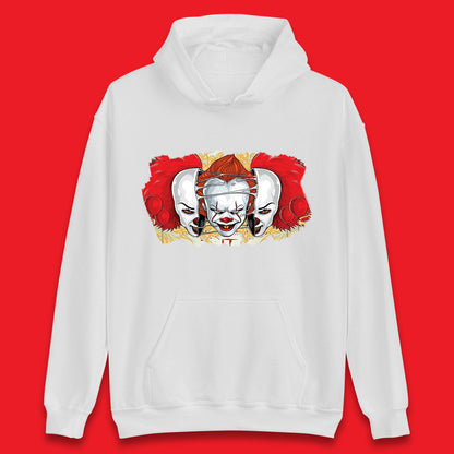 IT Pennywise Clown Halloween Horror Movie Character Evil Clown Costume Serial Killer Unisex Hoodie