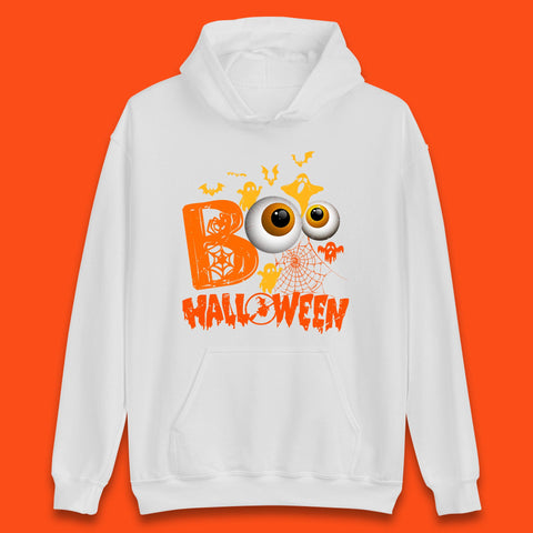 Halloween Spooky Boo Eye Balls Funny Halloween Boo Ghost Spooky Season Unisex Hoodie