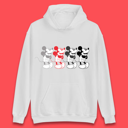 Disney Mickey Mouse Minnie Mouse Face Cartoon Character Disneyland Vacation Trip Disney World Unisex Hoodie