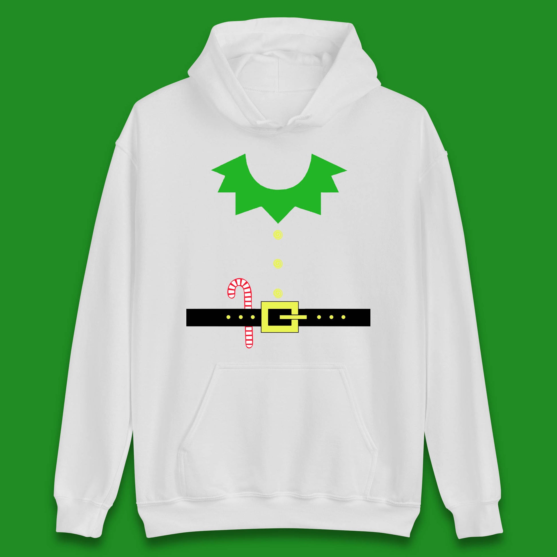 christmas elf costume christmas candy hoodie