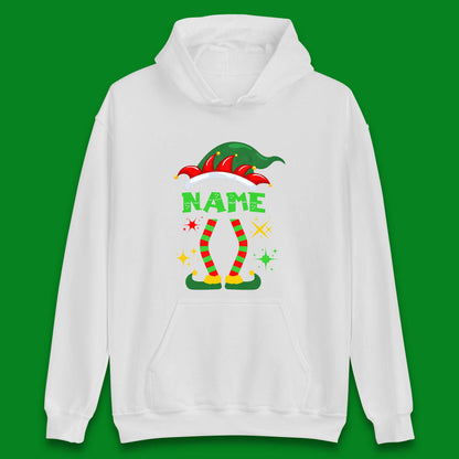 Personalised Elf Christmas Unisex Hoodie