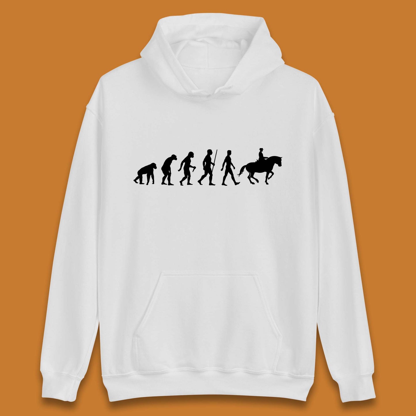 Horse Riding Evolution Equestrian Horse Racing Jockey Unisex Hoodie
