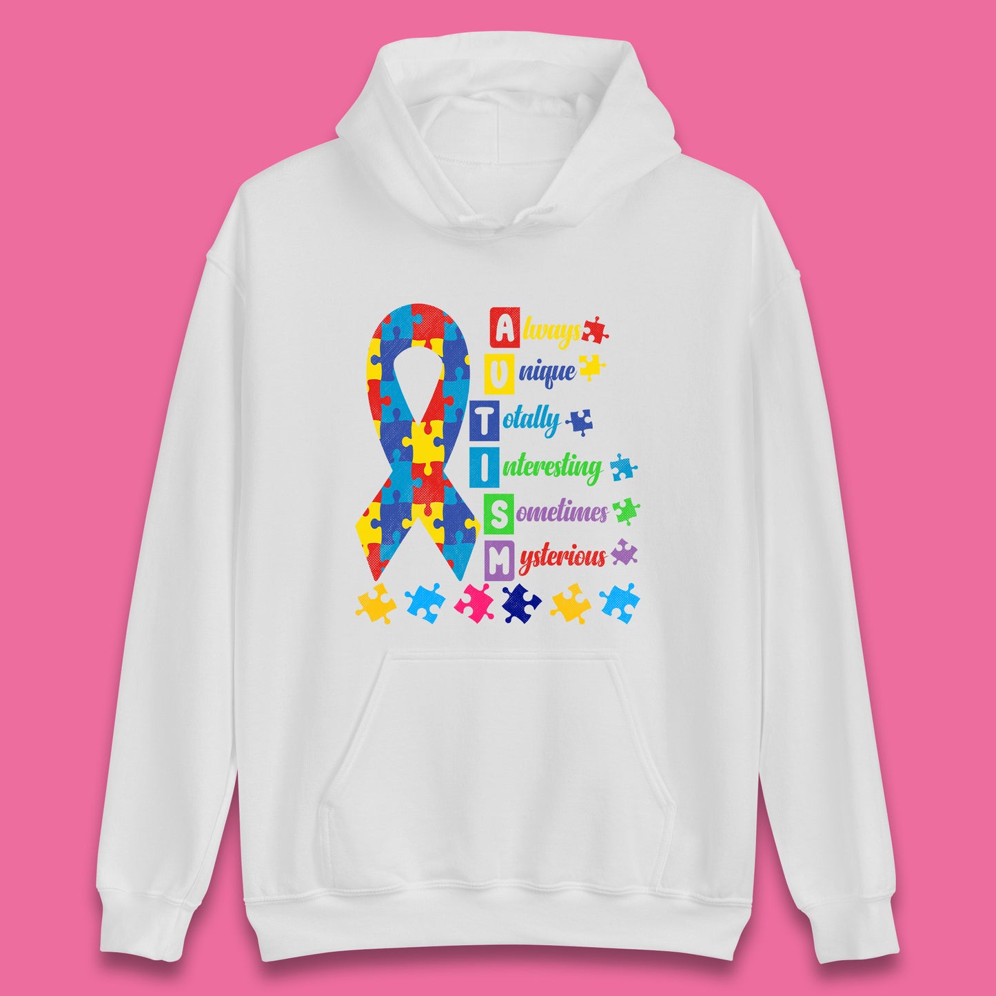 Autism Always Unique Unisex Hoodie