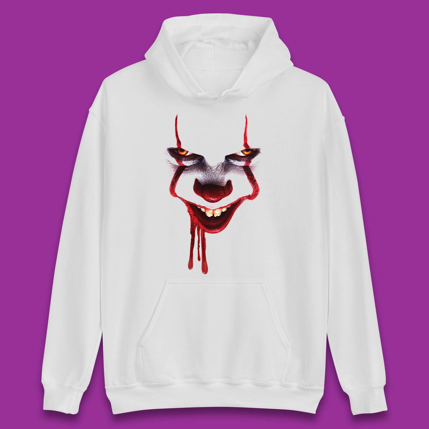 Pennywise Clown IT Chapter 2 Halloween Horror Movie Character Unisex Hoodie